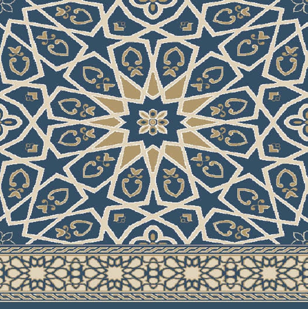 سجاد مساجد اليقين - ازرق